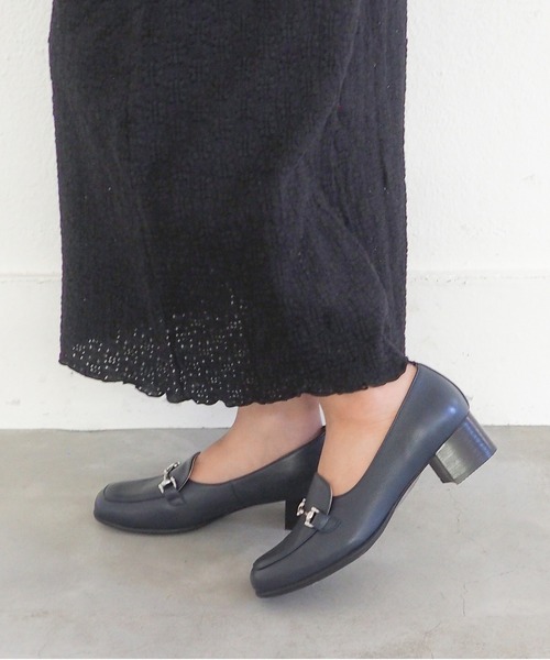 あしながおじさん（アシナガオジサン）の「ビットモカパンプス　6410059（ローファー・レディース・ベージュ/ネイビー/ブラック・22.5cm/23cm/23.5cm/24cm/24.5cm）」の15枚目の写真