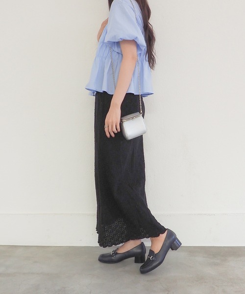 あしながおじさん（アシナガオジサン）の「ビットモカパンプス　6410059（ローファー・レディース・ベージュ/ネイビー/ブラック・22.5cm/23cm/23.5cm/24cm/24.5cm）」の19枚目の写真