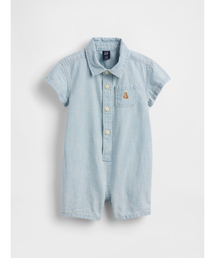 GAP | ポケットショートカバーオール (ベビー)(ロンパース)