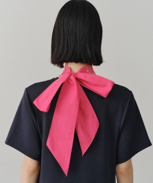 yae（ヤエ）の「Flower lace choker / フラワーレースチョーカー（チョーカー・レディース・フューシャピンク/ブラック/ライトグリーン/ホワイト・FREE）」の21枚目の写真