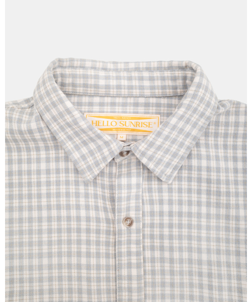 HELLO SUNRISE(ハローサンライズ)の「Passport PK Check Shirts_Gray(その他アウター・レディース・グレー・SMALL/MEDIUM/LARGE)」の2枚目の写真