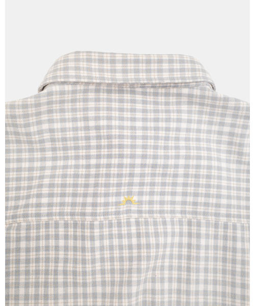 HELLO SUNRISE(ハローサンライズ)の「Passport PK Check Shirts_Gray(その他アウター・レディース・グレー・SMALL/MEDIUM/LARGE)」の5枚目の写真