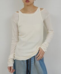 GALLARDAGALANTE | 【PEAS】カバーテレコタンク(タンクトップ)