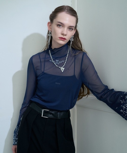 HARE(ハレ)の「トライアングルツキネックレス(HARE)(ネックレス・レディース・シルバー/ブラック・FREE)」の18枚目の写真