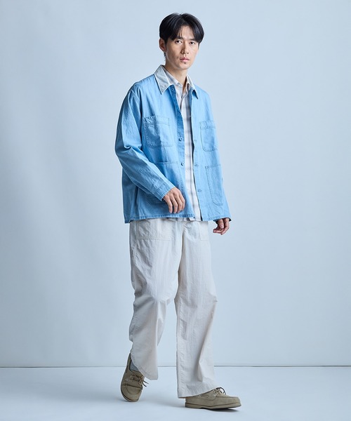 UNION STATION(ユニオンステーション)の「ナイロンベイカーパンツ(その他パンツ・メンズ・オフホワイト/カーキ/ブラック・S/M/L)」の4枚目の写真