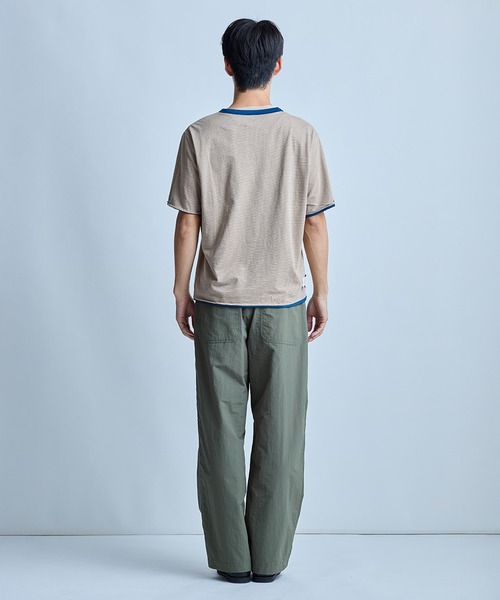 UNION STATION(ユニオンステーション)の「ナイロンベイカーパンツ(その他パンツ・メンズ・オフホワイト/カーキ/ブラック・S/M/L)」の9枚目の写真