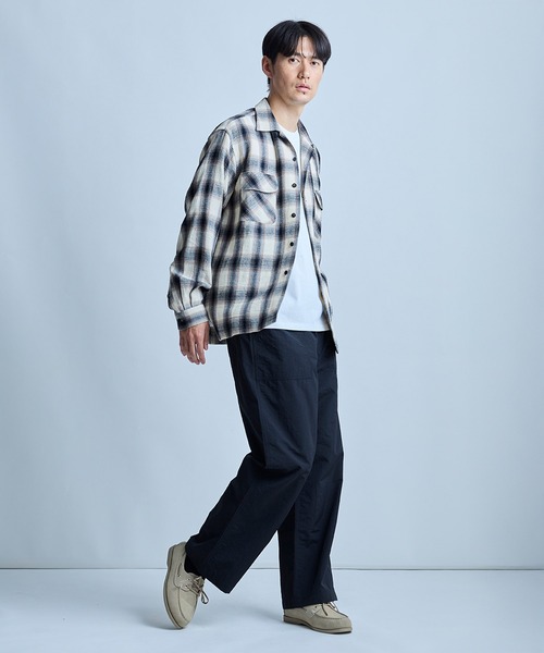 UNION STATION(ユニオンステーション)の「ナイロンベイカーパンツ(その他パンツ・メンズ・オフホワイト/カーキ/ブラック・S/M/L)」の17枚目の写真