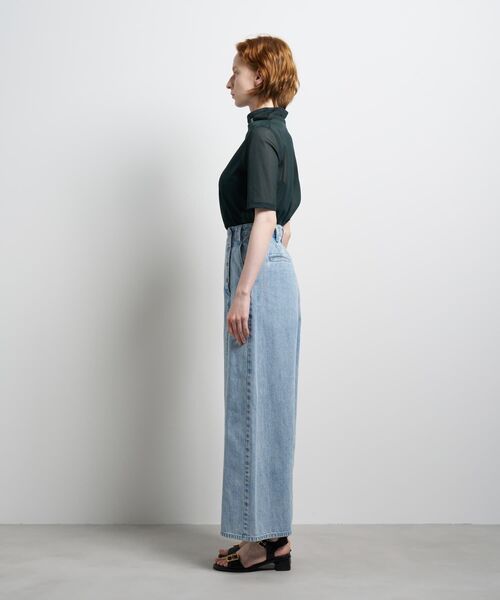 LANVIN en Bleu（ランバンオンブルー）の「Lee×LANVIN en Bleuデニムマリンパンツ（その他パンツ・レディース・ブルー系その他/ネイビー・34/36/38/40）」の4枚目の写真