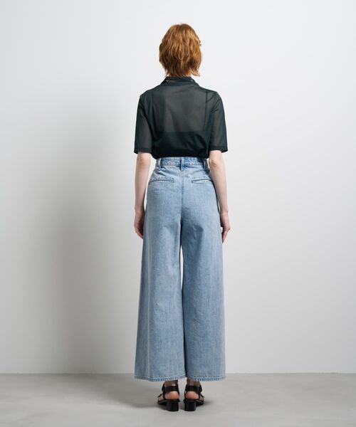 LANVIN en Bleu（ランバンオンブルー）の「Lee×LANVIN en Bleuデニムマリンパンツ（その他パンツ・レディース・ブルー系その他/ネイビー・34/36/38/40）」の5枚目の写真