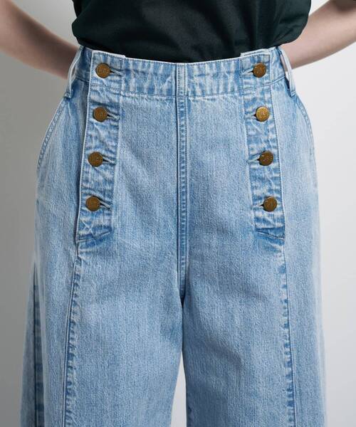 LANVIN en Bleu（ランバンオンブルー）の「Lee×LANVIN en Bleuデニムマリンパンツ（その他パンツ・レディース・ブルー系その他/ネイビー・34/36/38/40）」の8枚目の写真