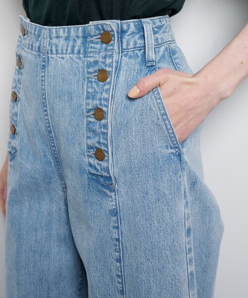 LANVIN en Bleu（ランバンオンブルー）の「Lee×LANVIN en Bleuデニムマリンパンツ（その他パンツ・レディース・ブルー系その他/ネイビー・34/36/38/40）」の9枚目の写真