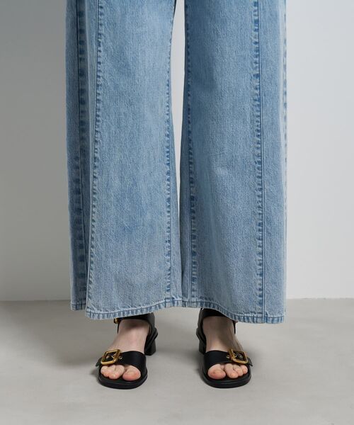 LANVIN en Bleu（ランバンオンブルー）の「Lee×LANVIN en Bleuデニムマリンパンツ（その他パンツ・レディース・ブルー系その他/ネイビー・34/36/38/40）」の11枚目の写真