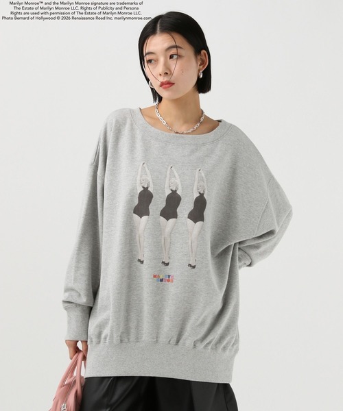 BAYFLOW（ベイフロー）の「【マリリン・モンロー生誕100周年】スウェットプルオーバー（スウェット・レディース・グレー/ブラック/アイボリー・FREE）」の3枚目の写真