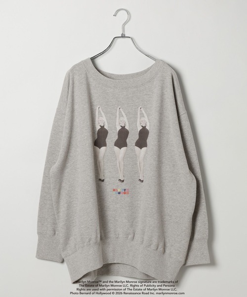BAYFLOW（ベイフロー）の「【マリリン・モンロー生誕100周年】スウェットプルオーバー（スウェット・レディース・グレー/ブラック/アイボリー・FREE）」の17枚目の写真