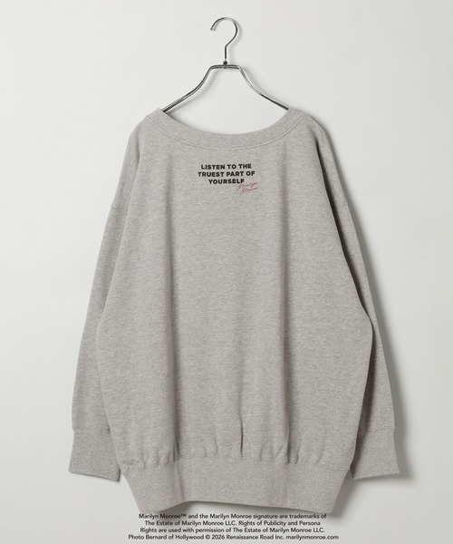 BAYFLOW（ベイフロー）の「【マリリン・モンロー生誕100周年】スウェットプルオーバー（スウェット・レディース・グレー/ブラック/アイボリー・FREE）」の18枚目の写真