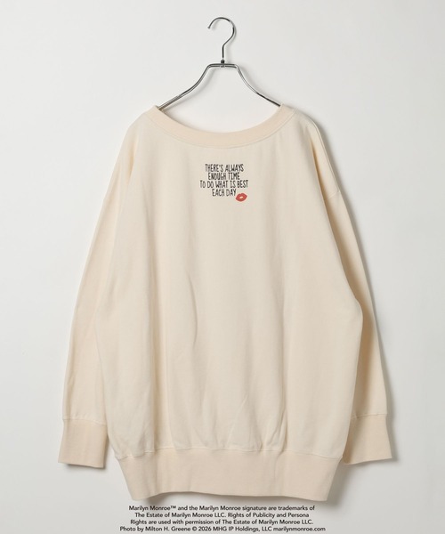 BAYFLOW（ベイフロー）の「【マリリン・モンロー生誕100周年】スウェットプルオーバー（スウェット・レディース・グレー/ブラック/アイボリー・FREE）」の16枚目の写真