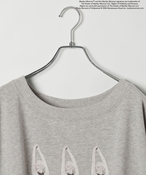 BAYFLOW（ベイフロー）の「【マリリン・モンロー生誕100周年】スウェットプルオーバー（スウェット・レディース・グレー/ブラック/アイボリー・FREE）」の7枚目の写真