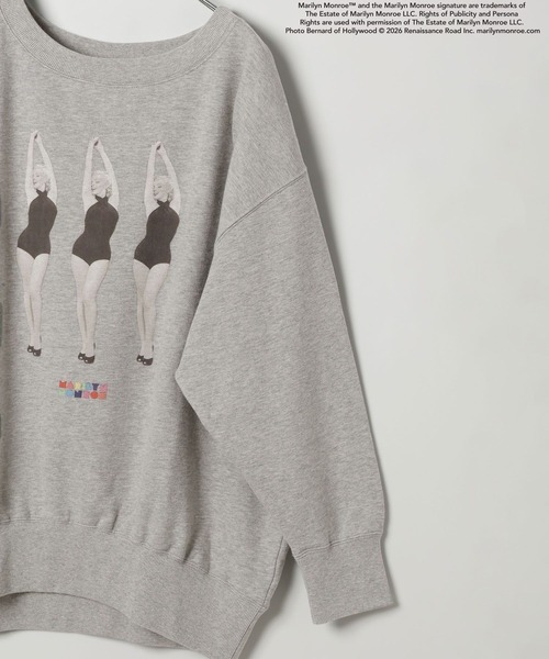 BAYFLOW（ベイフロー）の「【マリリン・モンロー生誕100周年】スウェットプルオーバー（スウェット・レディース・グレー/ブラック/アイボリー・FREE）」の9枚目の写真