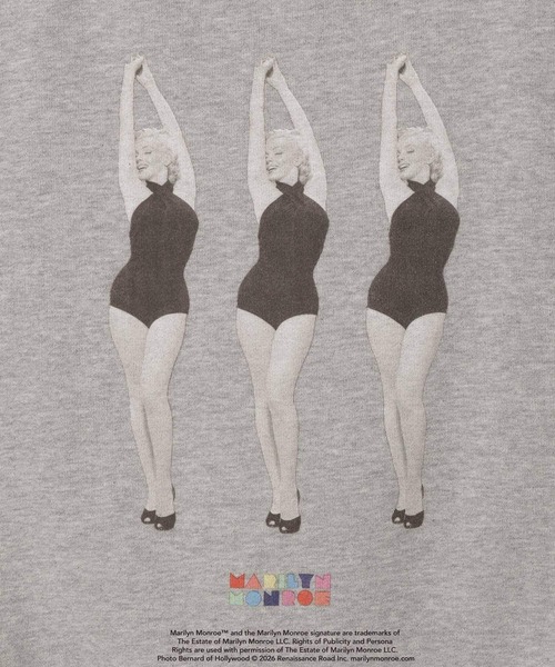 BAYFLOW（ベイフロー）の「【マリリン・モンロー生誕100周年】スウェットプルオーバー（スウェット・レディース・グレー/ブラック/アイボリー・FREE）」の21枚目の写真