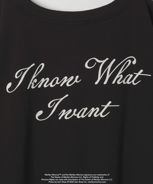 BAYFLOW（ベイフロー）の「【マリリン・モンロー生誕100周年】スウェットプルオーバー（スウェット・レディース・グレー/ブラック/アイボリー・FREE）」の12枚目の写真