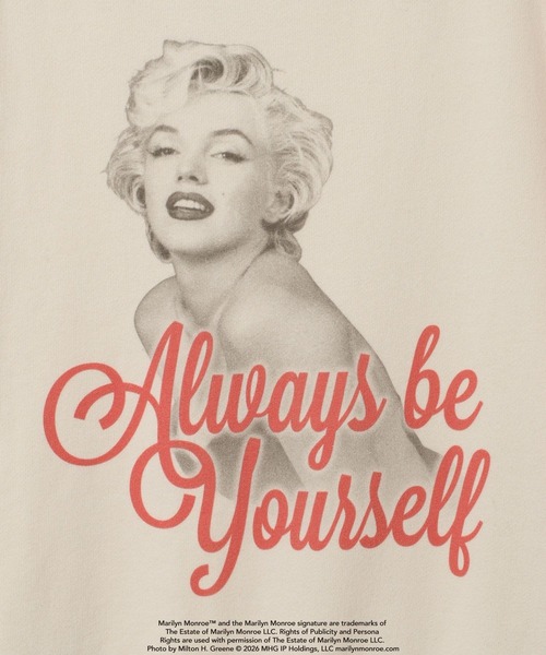 BAYFLOW（ベイフロー）の「【マリリン・モンロー生誕100周年】スウェットプルオーバー（スウェット・レディース・グレー/ブラック/アイボリー・FREE）」の13枚目の写真