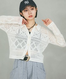 PAGEBOY | クロシェライクエリツキカーディガン(カーディガン/ボレロ)