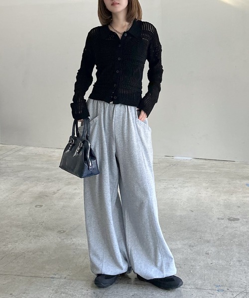 PAGEBOY(ページボーイ)の「クロシェライクエリツキカーディガン(カーディガン/ボレロ・レディース・レッド/オフホワイト/ブラック・FREE)」の18枚目の写真