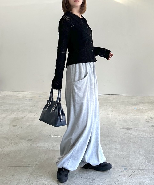 PAGEBOY(ページボーイ)の「クロシェライクエリツキカーディガン(カーディガン/ボレロ・レディース・レッド/オフホワイト/ブラック・FREE)」の19枚目の写真