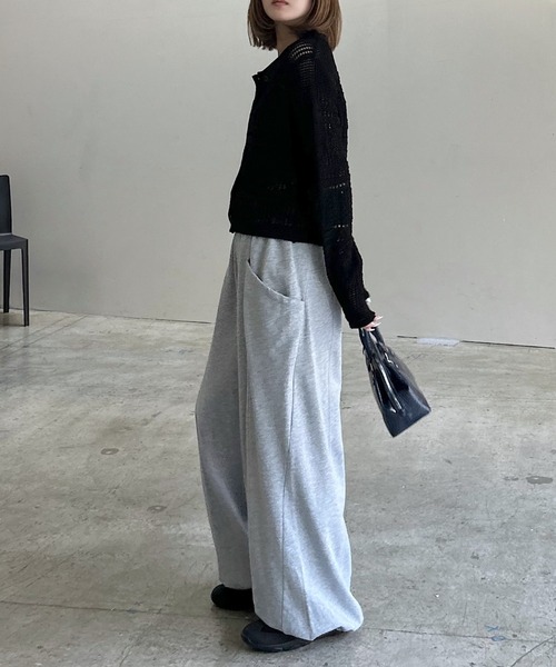 PAGEBOY(ページボーイ)の「クロシェライクエリツキカーディガン(カーディガン/ボレロ・レディース・レッド/オフホワイト/ブラック・FREE)」の20枚目の写真