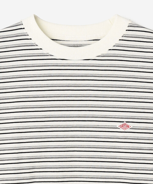 DANTON(ダントン)の「DANTON | クルーネック 長袖ボーダーTシャツ MEN(Tシャツ/カットソー・メンズ・ホワイト系その他5/ブラック系その他・XL/M/L/S)」の5枚目の写真
