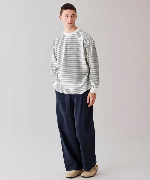 DANTON(ダントン)の「DANTON | クルーネック 長袖ボーダーTシャツ MEN(Tシャツ/カットソー・メンズ・ホワイト系その他5/ブラック系その他・XL/M/L/S)」の10枚目の写真