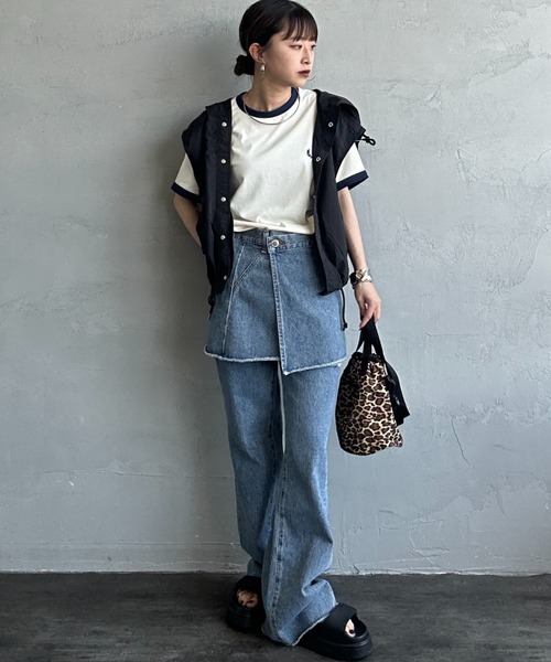 MILITARY（ミリタリー）の「[MILITARY/ミリタリー] 別注 スノーパーカーベスト（ベスト・レディース・ホワイト/ブラック/オリーブ・S/M）」の8枚目の写真