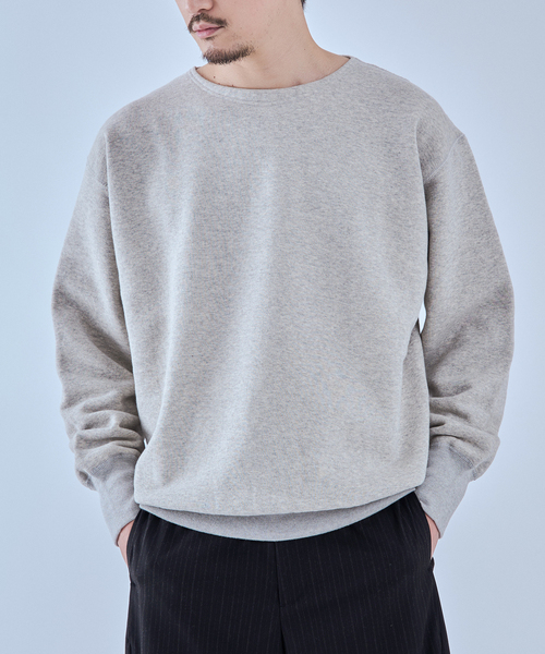 Ets.MATERIAUX(マテリオ)の「ETS.MATERIAUX(マテリオ) 100-year-old brushed スウェット(スウェット・メンズ・ブルー系その他/ネイビー/チャコールグレー・3/2)」の1枚目の写真