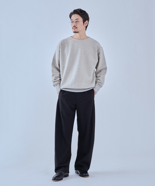 Ets.MATERIAUX(マテリオ)の「ETS.MATERIAUX(マテリオ) 100-year-old brushed スウェット(スウェット・メンズ・ブルー系その他/ネイビー/チャコールグレー・3/2)」の5枚目の写真