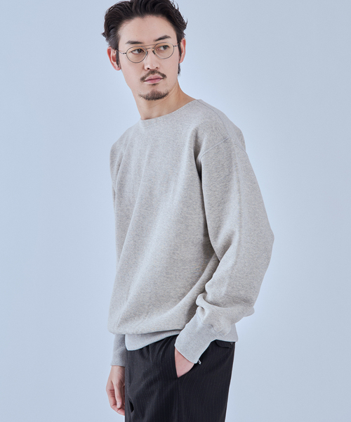 Ets.MATERIAUX(マテリオ)の「ETS.MATERIAUX(マテリオ) 100-year-old brushed スウェット(スウェット・メンズ・ブルー系その他/ネイビー/チャコールグレー・3/2)」の8枚目の写真