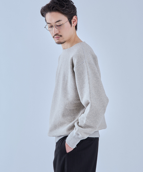 Ets.MATERIAUX(マテリオ)の「ETS.MATERIAUX(マテリオ) 100-year-old brushed スウェット(スウェット・メンズ・ブルー系その他/ネイビー/チャコールグレー・3/2)」の9枚目の写真
