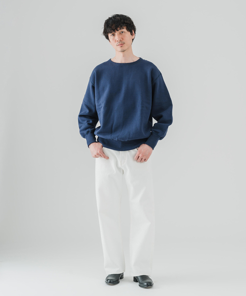 Ets.MATERIAUX(マテリオ)の「ETS.MATERIAUX(マテリオ) 100-year-old brushed スウェット(スウェット・メンズ・ブルー系その他/ネイビー/チャコールグレー・3/2)」の13枚目の写真