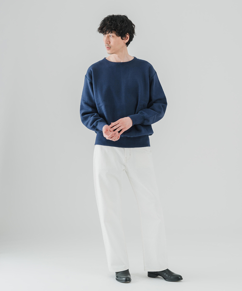 Ets.MATERIAUX(マテリオ)の「ETS.MATERIAUX(マテリオ) 100-year-old brushed スウェット(スウェット・メンズ・ブルー系その他/ネイビー/チャコールグレー・3/2)」の14枚目の写真