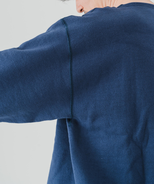 Ets.MATERIAUX(マテリオ)の「ETS.MATERIAUX(マテリオ) 100-year-old brushed スウェット(スウェット・メンズ・ブルー系その他/ネイビー/チャコールグレー・3/2)」の21枚目の写真