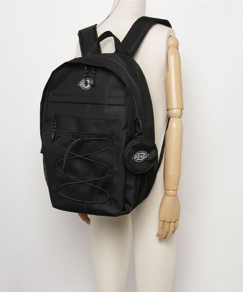 Dickies（ディッキーズ）の「【DICKIES/ディッキーズ】BASIC  BACKPACK / ベーシックバックパック81638300（バックパック/リュック・レディース・ブラック/ホワイト・FREE）」の3枚目の写真