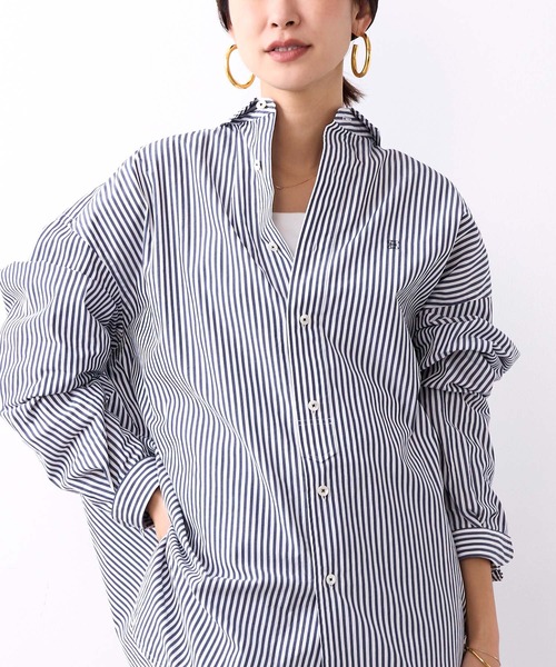 TICCA(ティッカ)の「【TICCA】スクエアビッグシャツ(シャツ/ブラウス・レディース・ネイビー/ピンク・1)」の15枚目の写真