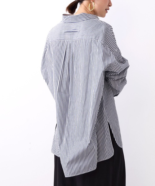 TICCA(ティッカ)の「【TICCA】スクエアビッグシャツ(シャツ/ブラウス・レディース・ネイビー/ピンク・1)」の20枚目の写真