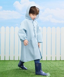 combimini（コンビミニ）の「はっ水ナイロンカラーレインコート（レインコート/ポンチョ）」