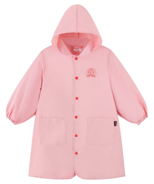 combimini（コンビミニ）の「はっ水ナイロンカラーレインコート（レインコート/ポンチョ・キッズ・エメラルド/ピンク/クリーム/ネイビー/サックスブルー・M(100-110)/L(120-130)/S(80-90)）」の7枚目の写真