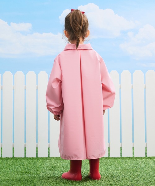 combimini（コンビミニ）の「はっ水ナイロンカラーレインコート（レインコート/ポンチョ・キッズ・エメラルド/ピンク/クリーム/ネイビー/サックスブルー・M(100-110)/L(120-130)/S(80-90)）」の14枚目の写真