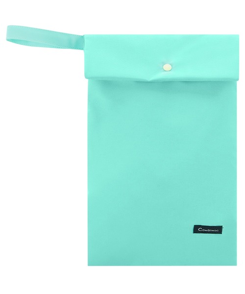 combimini（コンビミニ）の「はっ水ナイロンカラーレインコート（レインコート/ポンチョ・キッズ・エメラルド/ピンク/クリーム/ネイビー/サックスブルー・M(100-110)/L(120-130)/S(80-90)）」の18枚目の写真