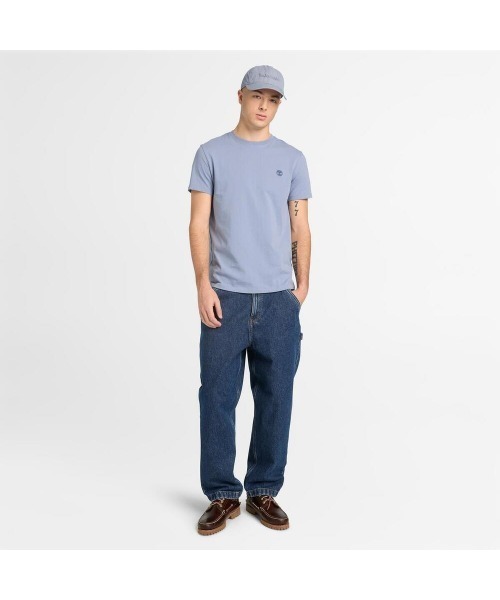 Timberland(ティンバーランド)の「半袖 Tシャツ メンズ(Tシャツ/カットソー・メンズ・ライトブルー・XX-LARGE/X-LARGE/MEDIUM/LARGE)」の2枚目の写真
