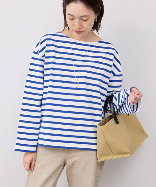 SLOBE IENA（スローブイエナ）の「ボーダープルオーバー（Tシャツ/カットソー・レディース・レッド/ブルー系その他/ラベンダー・FREE）」の19枚目の写真