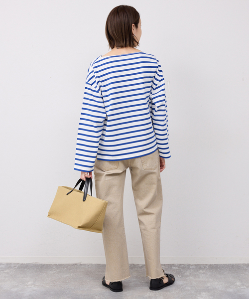 SLOBE IENA（スローブイエナ）の「ボーダープルオーバー（Tシャツ/カットソー・レディース・レッド/ブルー系その他/ラベンダー・FREE）」の12枚目の写真