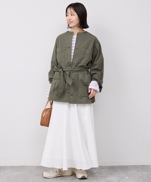 SLOBE IENA（スローブイエナ）の「ボーダープルオーバー（Tシャツ/カットソー・レディース・レッド/ブルー系その他/ラベンダー・FREE）」の8枚目の写真